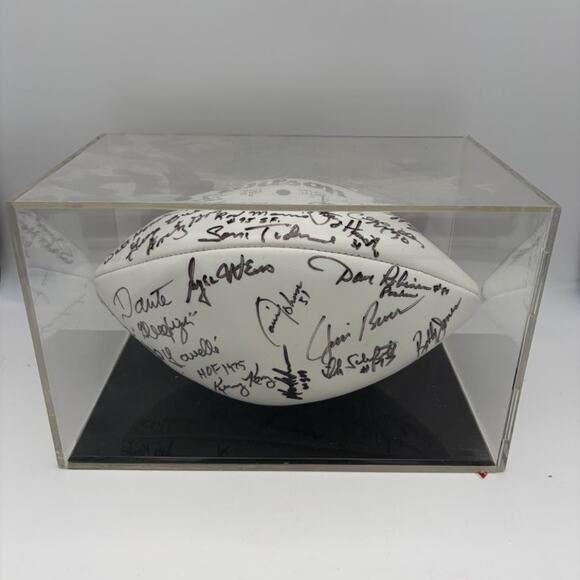 1999 Cleveland Browns Signed NFL Wilson Football w/ Jim Brown, Ozzie Newsome - Picture 11 of 11
